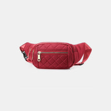 Zenana Quilted Multi Pocket Waist Belt Bag**