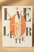 *PREORDER* Toggle Closure Initial Letter Pendant Necklace