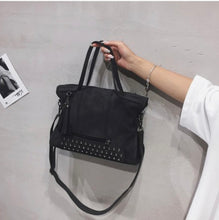 Black Studded Handbag