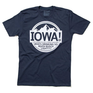 Iowa: Light Beer T-Shirt