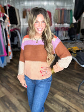 Colorblock Drop Shoulder Sweater *FINAL SALE*