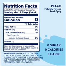 Sugar Free Peach Syrup (25.4 fl. oz)