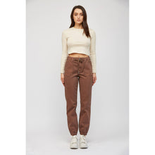 Mica Cocoa High Rise Soft Denim Jogger