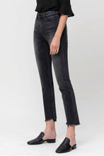 Flying Monkey Black High Rise Crop Slim Straight Denim Jeans