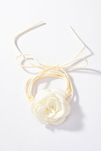 Flower Choker Cord Necklace