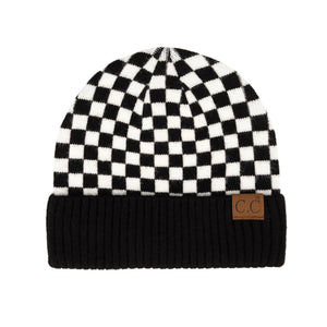 CC Check Pattern Beanie