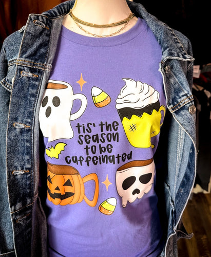 Tis the Season to be Caffeinated Graphic Tee