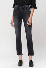 Flying Monkey Black High Rise Crop Slim Straight Denim Jeans