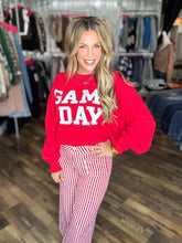Red Varsity Game Day Lightweight Sweatshirt *FINAL SALE*