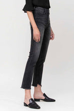 Flying Monkey Black High Rise Crop Slim Straight Denim Jeans