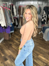 Nikibiki Mocha Mousse Clean Line Sweetheart Long Sleeve Top