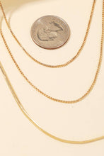 Gold Chain Layered Necklace