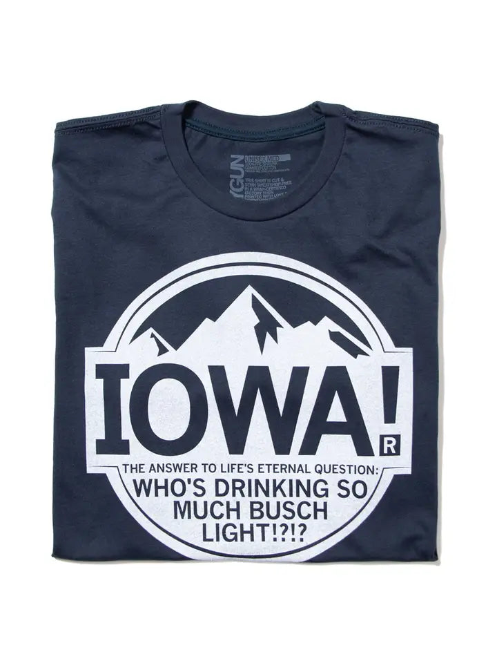 Iowa: Light Beer T-Shirt