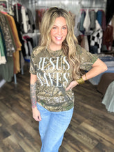 Jesus Saves Camo Tee