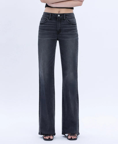 Vervet Black High Rise Vintage Flare Denim Jeans