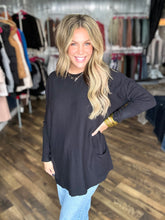 Black Round Neck Sweater *FINAL SALE*