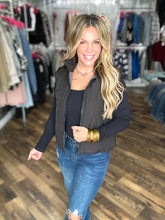 Black Puffer Vest *FINAL SALE*