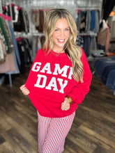 Red Varsity Game Day Lightweight Sweatshirt *FINAL SALE*