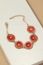 Metal Daisy Flower Bracelet