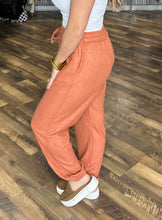 Baked Clay Reverse Seam Joggers *final sale*