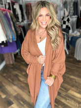 Chestnut Cozy Knit Maxi Duster Cardigan