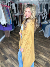 Marigold Cozy Knit Maxi Duster Cardigan