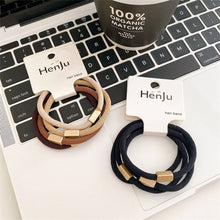 4 piece stretchy elastic hair tie bracelets
