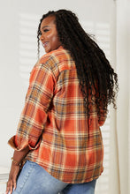 Plaid Dropped Shoulder Shirt**