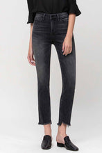 Flying Monkey Black High Rise Crop Slim Straight Denim Jeans