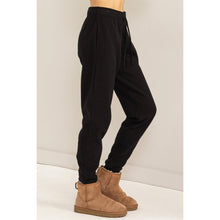 Black Drawstring Jogger Pants