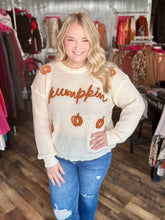 Pumpkin Stitched Sweater