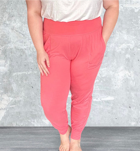 Coral Rose Butter Soft Jogger