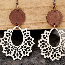 Geometric Cutout Dangle Earrings**