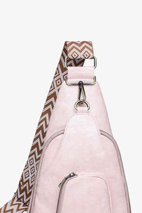 Adored Take A Trip PU Leather Sling Bag**