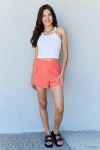 Ninexis Stay Active High Waistband Active Shorts in Coral**