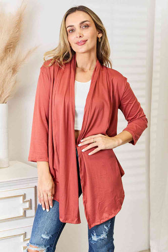 Culture Code Full Size Open Front Cardigan**