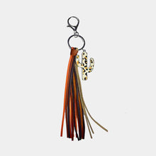 Cactus Keychain with Tassel**