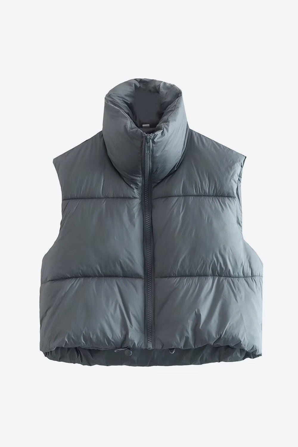Zip-Up Drawstring Puffer Vest – Style Me Apparel