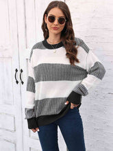 Full Size Round Neck Drop Shoulder Sweater**