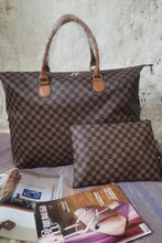 Checkered Two-Piece Bag Set**