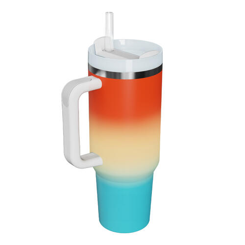 Gradient Multicolor Stainless Steel Tumbler**