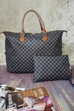 Checkered Two-Piece Bag Set**