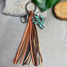 Cactus Keychain with Tassel**