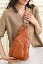 Adored Take A Trip PU Leather Sling Bag**