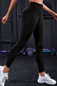 Wide Waistband Sports Leggings**