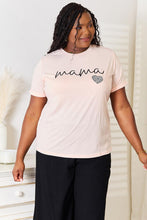 Simply Love MAMA Heart Graphic T-Shirt**