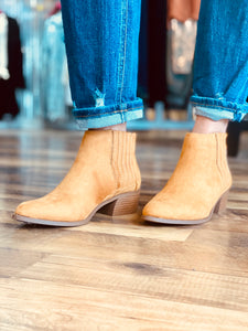 Tan Ankle Detail Bootie