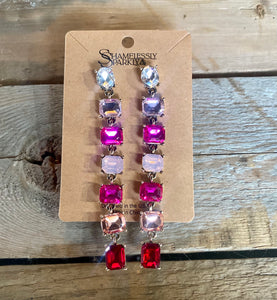Pink Multi Earrings